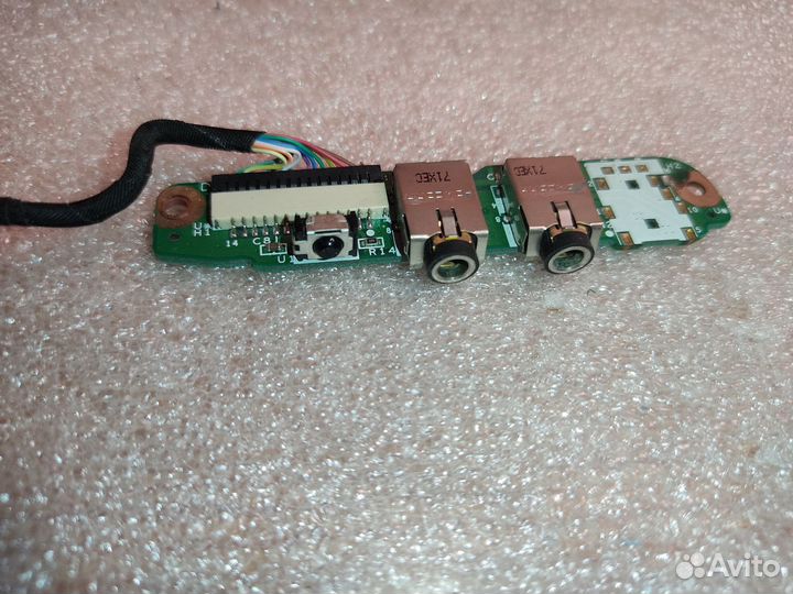 Плата с аудио разъемами для HP Pavillion dv6000