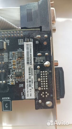 Видеокарта GT 710 gddr5 2GB
