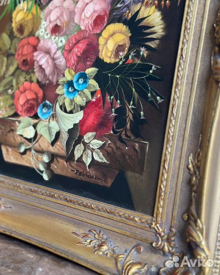 Картина маслом цветы