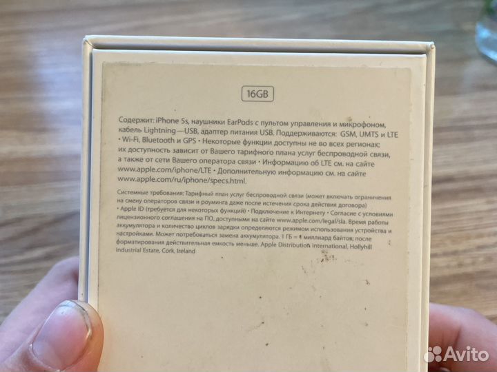 iPhone 5S, 16 ГБ