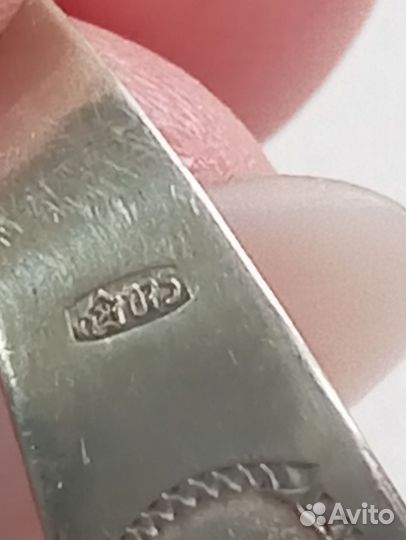 Серебряное кольцо 875 пробы Кубачи