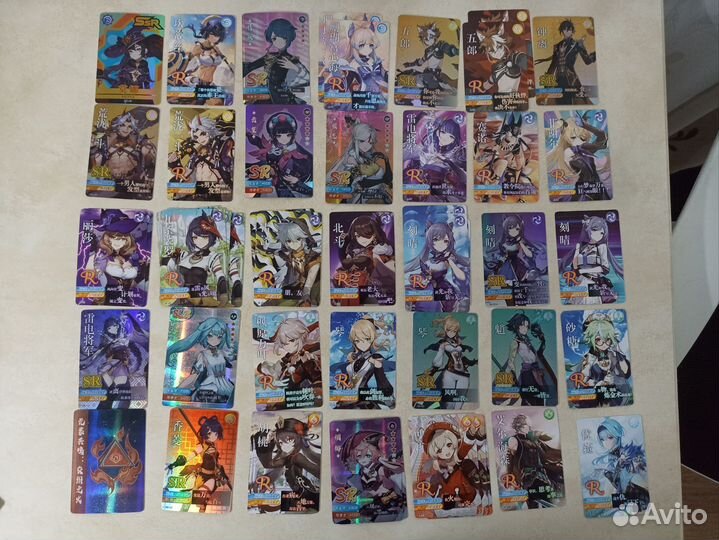 Genshin impact карточки