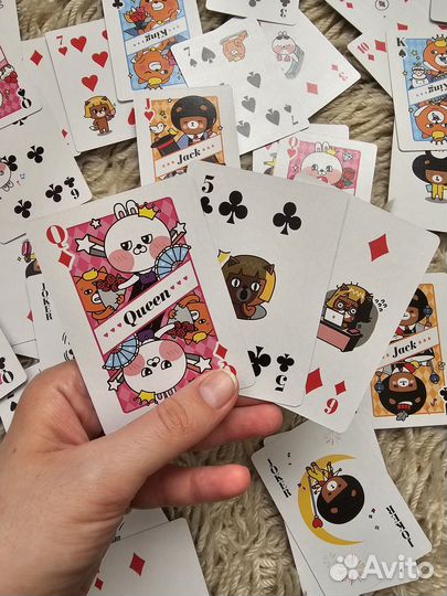 Карты игральные пластиковые из Южной Кореи