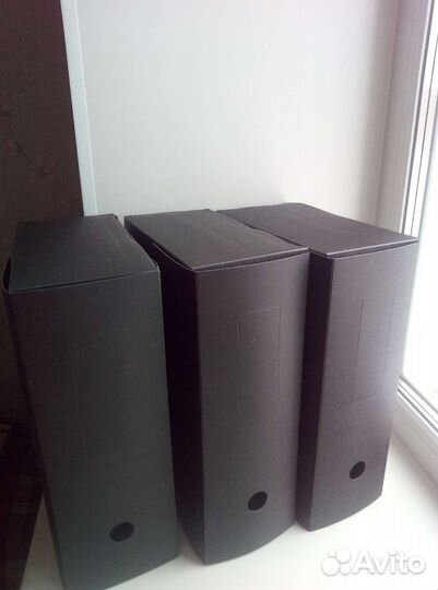 Короб архивный пластик 34х12х25см черный