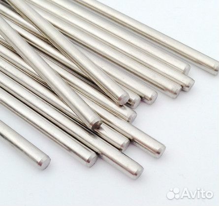 Стальные стержни (Д4 мм, 8 мм) для полок, моделей