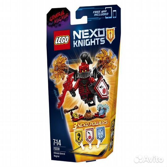 Lego nexo knights Абсолютная сила:70338,70332