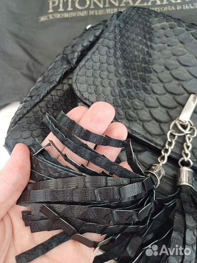 Сумка натуральная кожи питона