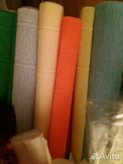 Бумага для творчества(креп,гафре)