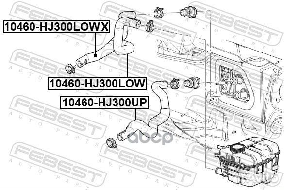 Патрубок системы охлаждения chevrolet cruze