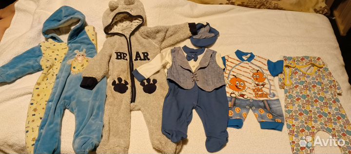Детские вещи девочка мальчик от 2