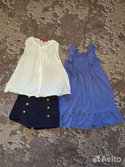Одежда пакетом на девочку 122 128