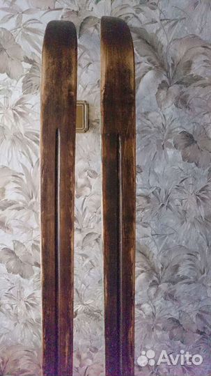 Лыжи туристические, деревянные