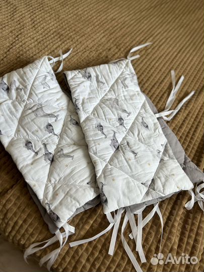 Бортики на круглую кроватку