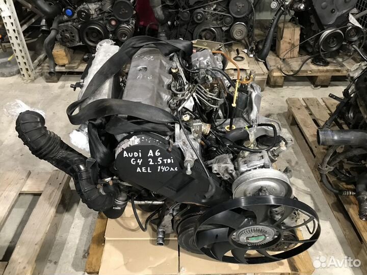Двигатель на Audi A6 C4 2.5 TDI AEL 140 л/с