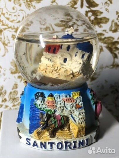 Сувенир стеклянный шар поштучно