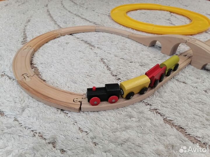 Деревянная железная дорога икеа