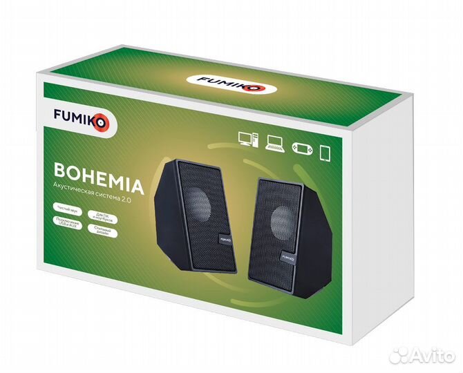 Колонки 2.0 Fumiko Bohemia (Новые)