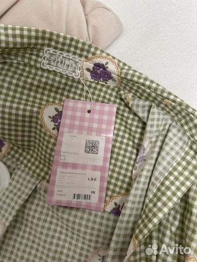 Рубашка kiri brand фаянсовые розочки