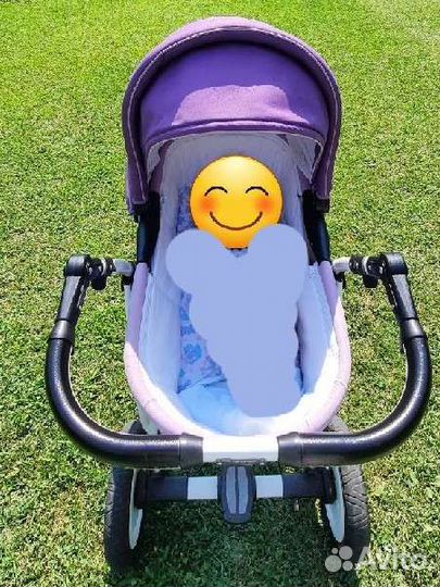 Коляска 2 в 1 adamex champion