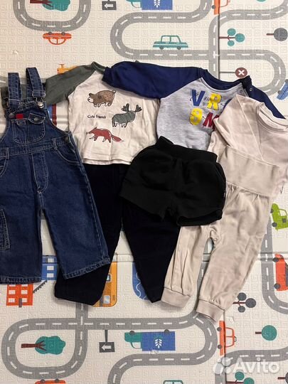Вещи пакетом на мальчика 74 80