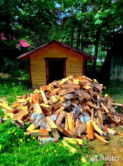 Дрова колотые Береза