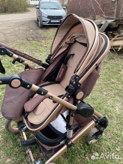 Коляска трансформер 3 в 1 бу