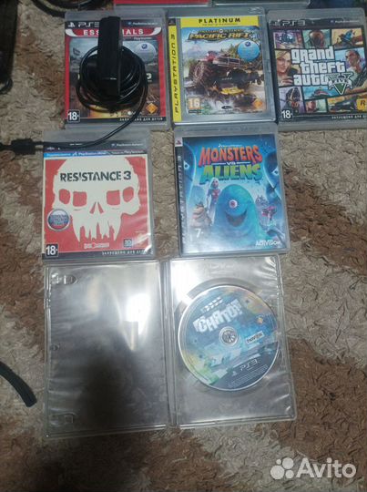 Игровая приставка ps3 super slim прошитая