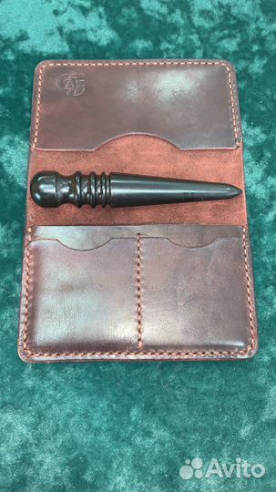 Обложка на паспорт натуральная кожа