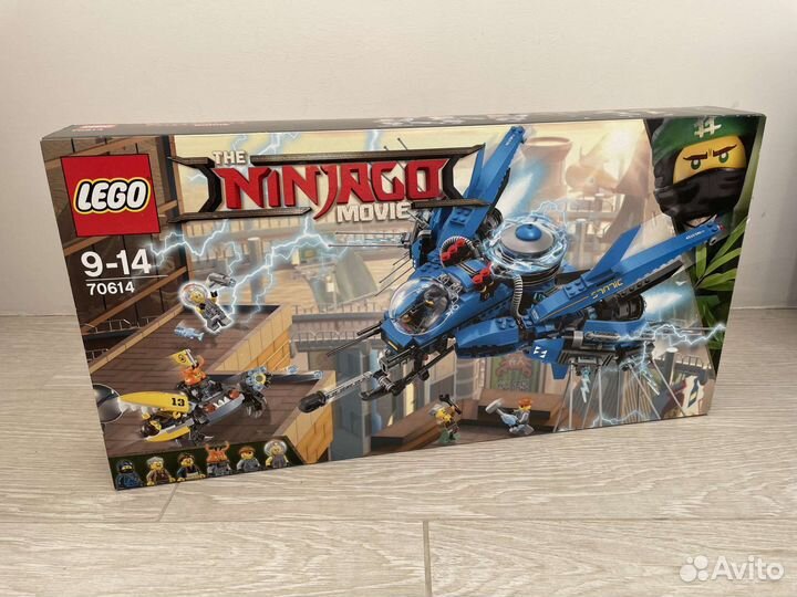 Lego Ninjago Самолёт-молния Джея 70614 новый