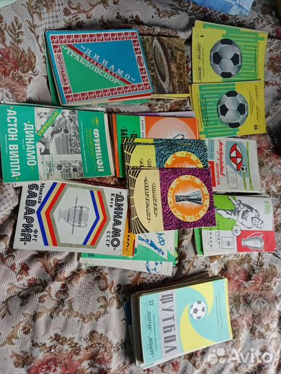 Футбольные программы Еврокубки СССР 1975-1991