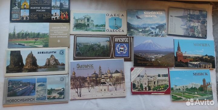 Наборы открыток СССР Города