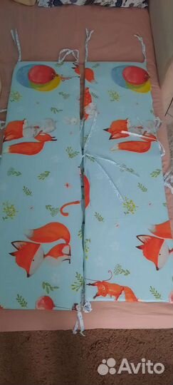 Бортики в детскую кроватку новые