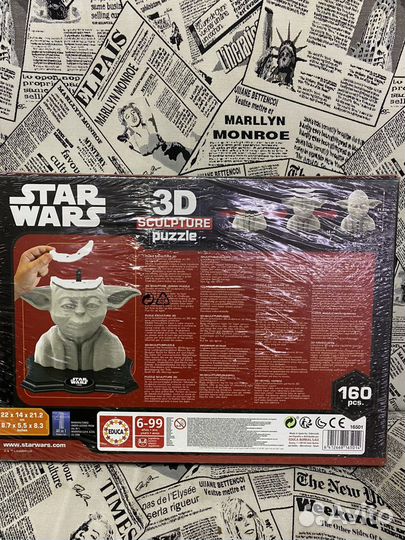 Star Wars Yoda 3D Пазл 160 (новый)