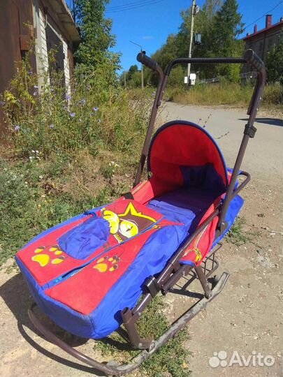 Детские зимние санки