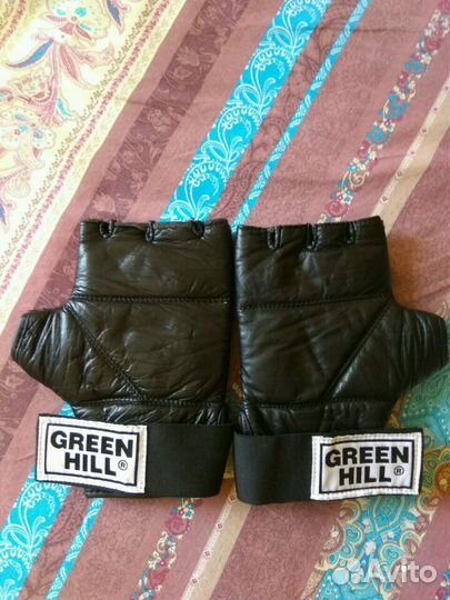 Перчатки, mma, шингарты green hill