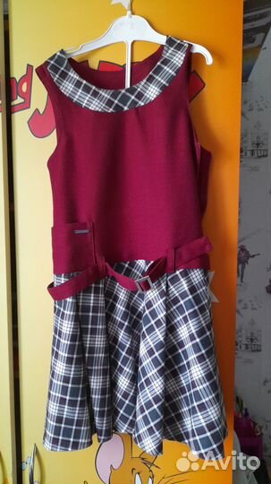 Сарафан школьный рост 134