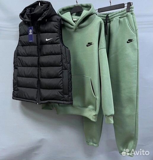 Мужской флисовый спортивный костюм Nike 3 в 1