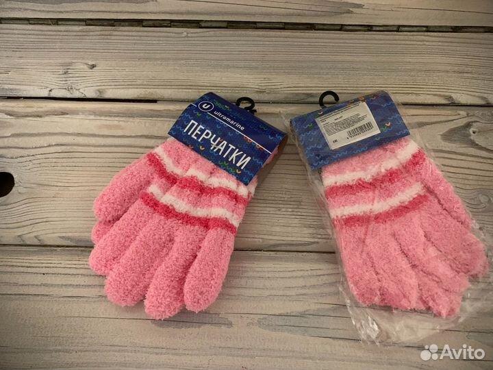 Перчатки женские махровые