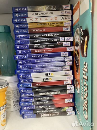 Игровые диски на ps4