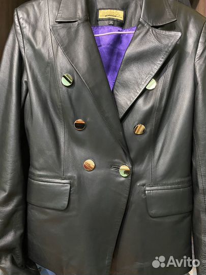 Куртка кожанная демисезонная женская 42-44