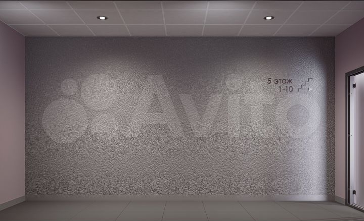 2-к. квартира, 64,4 м², 7/16 эт.