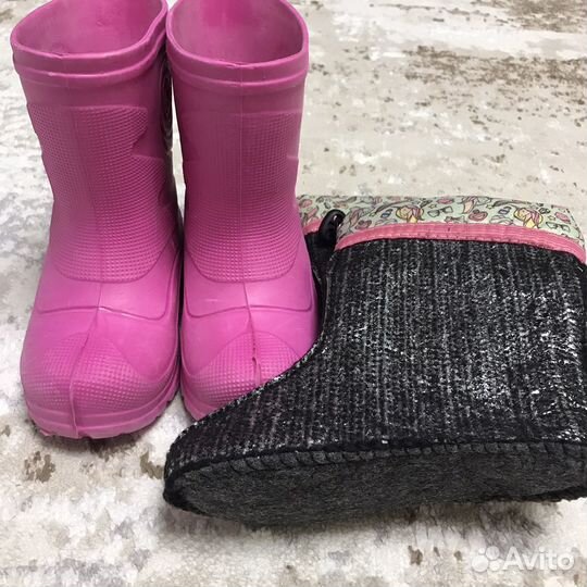 Сапоги эва детские