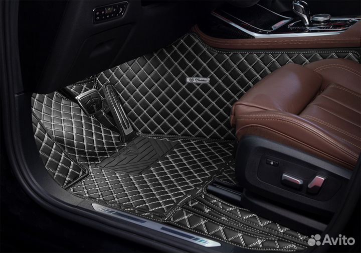 3D Коврики из Экокожи Cadillac Escalade