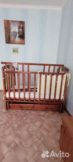 Коляска, стульчик, кроватка