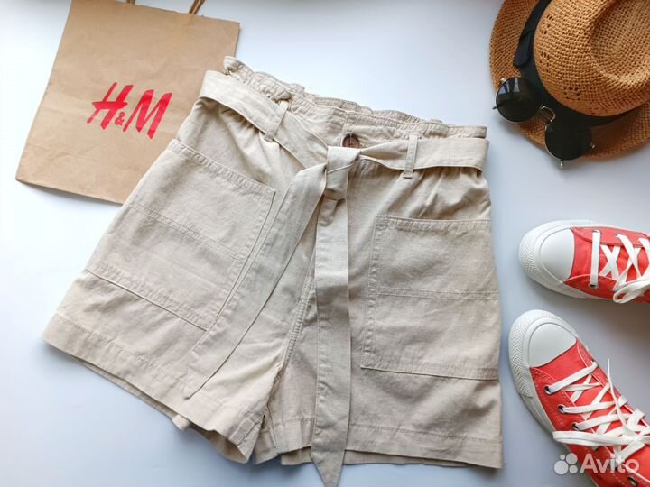 Шорты женские лен 42 HM новые
