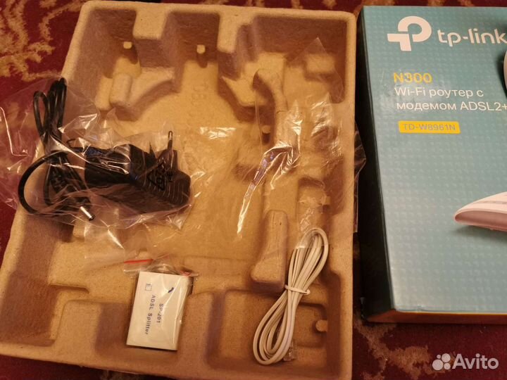 Adssl2+ маршрутизатор TP-link TD-W8961N
