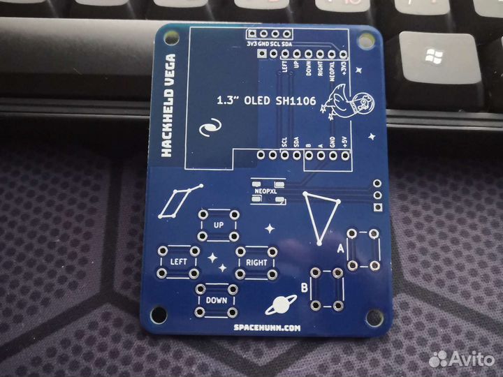 Плата проекта wifi deauther hackheld vega