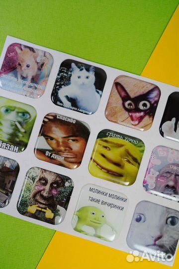 Стикеры объемные оптом