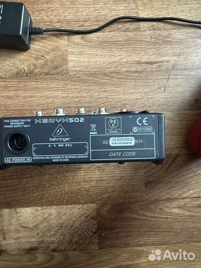 Микшерный пульт behringer 502