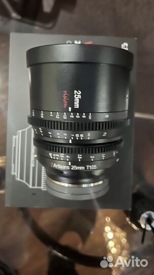 Кинообъектив e-mount 7 artisans Vision 25 T1.05